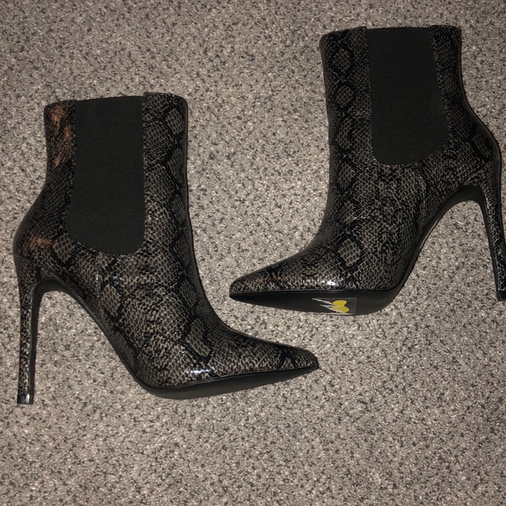 Snake Skin Boots
